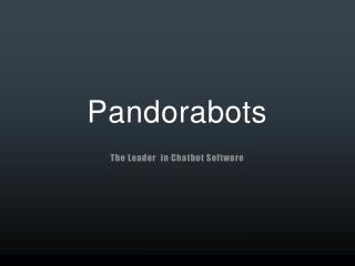 Pandorabots