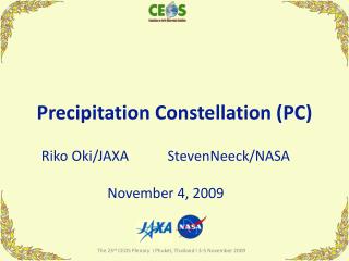 Precipitation Constellation (PC)