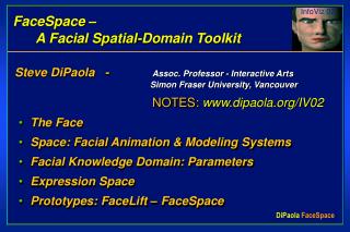 FaceSpace – A Facial Spatial-Domain Toolkit