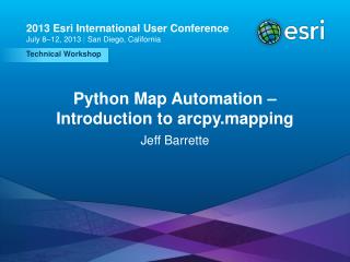 Python Map Automation – Introduction to arcpy.mapping