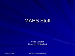 MARS Stuff