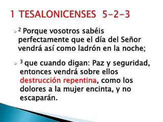 1 TESALONICENSES 5-2-3