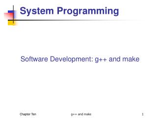 System Programming