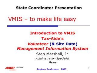 VMIS – to make life easy