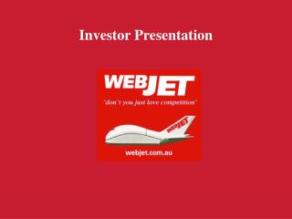 Investor Presentation