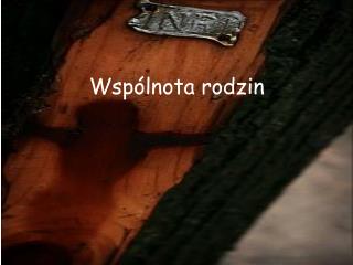 Wspólnota rodzin