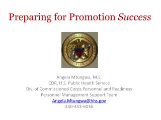Preparing for Promotion Success
