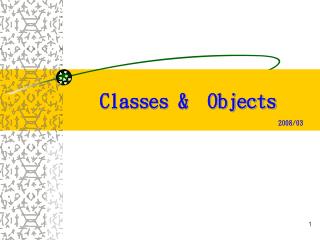 Classes &amp; Objects