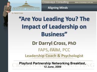 “Are You Leading You? The Impact of Leadership on Business”