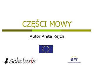 CZĘŚCI MOWY