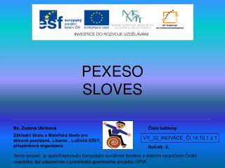 PEXESO SLOVES