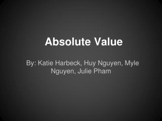 Absolute Value