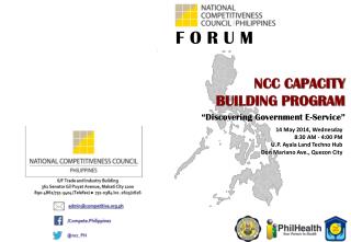 14 May 2014, Wednesday 8:30 AM - 4:00 PM U.P. Ayala Land Techno Hub Don Mariano Ave., Quezon City
