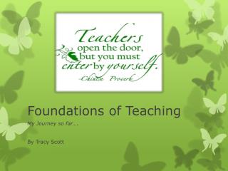 Foundations of Teaching