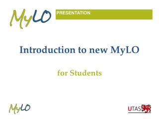 Introduction to new MyLO