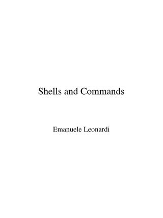 Shells and Commands