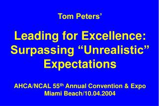 Slides at … tompeters