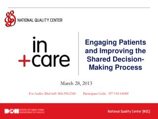 Engaging Patients and Improving the Shared Decision-Making Process