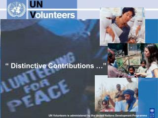 “ Distinctive Contributions …”