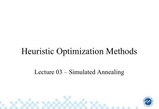 Heuristic Optimization Methods