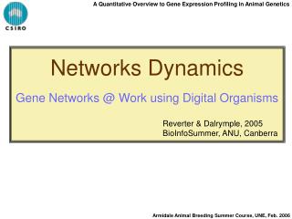 A Quantitative Overview to Gene Expression Profiling in Animal Genetics