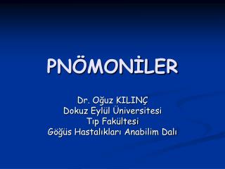 PNÖMONİLER