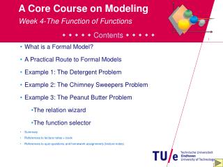 A Core Course on Modeling