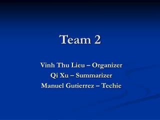 Team 2