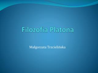 Filozofia Platona