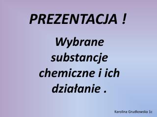 PREZENTACJA !