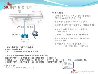 IP 폰 설치법