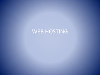 WEB HOSTING