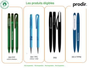 Les produits éligibles