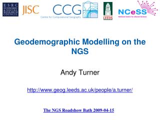 Geodemographic Modelling on the NGS