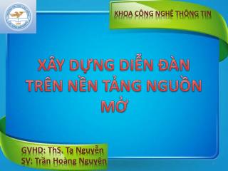 KHOA CÔNG NGHỆ THÔNG TIN