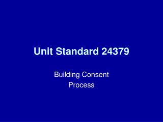 Unit Standard 24379