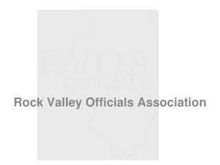 Rock Valley Officials Association