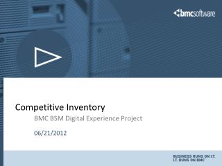 Competitive Inventory