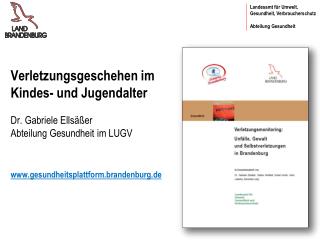 Mehr Unfälle im häuslichen Bereich als Verkehrsunfälle bei Kindern