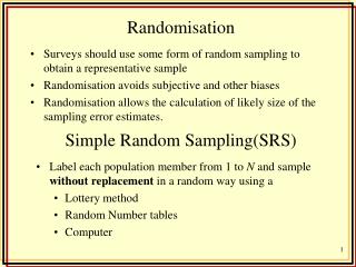 Randomisation