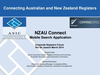 NZAU Connect Mobile Search Application