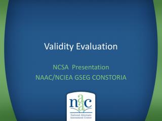 Validity Evaluation