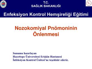 Nozokomiyal Pnömoninin Önlenmesi