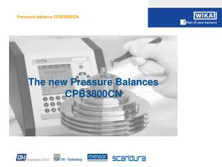 The new Pressure Balances CPB3800CN