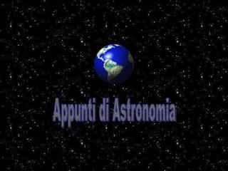 Appunti di Astronomia