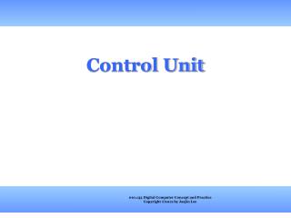 Control Unit