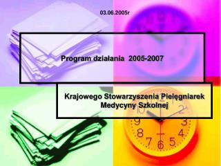 Program działania 2005-2007