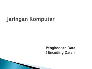 Jaringan Komputer