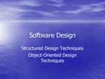 Software Design