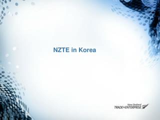 NZTE in Korea